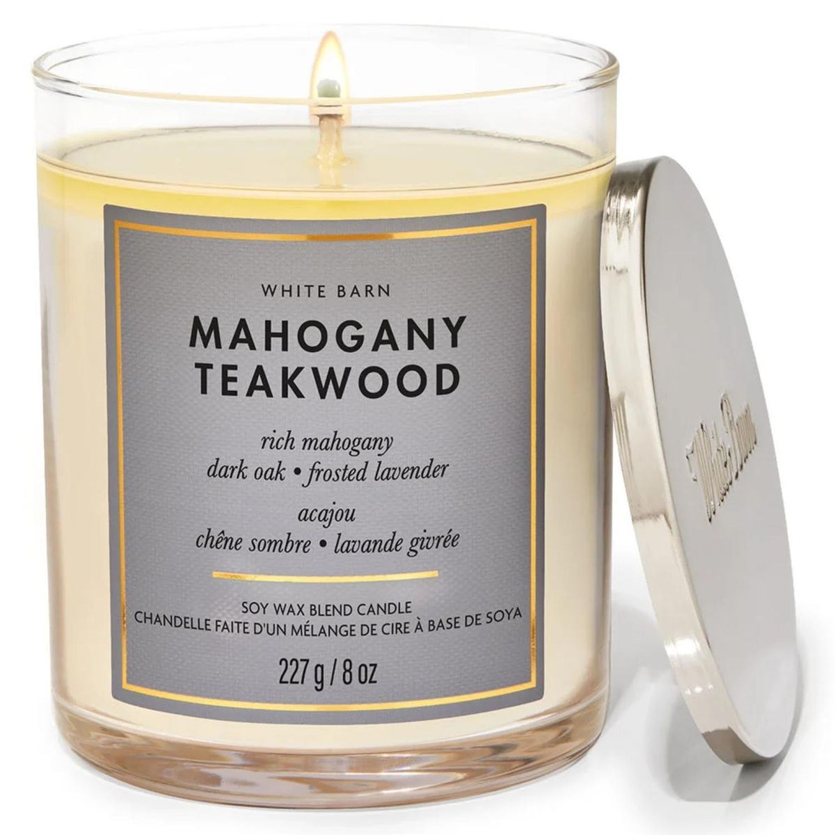BATH & BODY WORKS - Vela Aromática Mediana Mahogany Teakwood Bath & Body Works