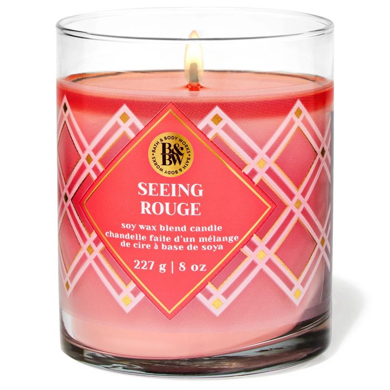 BATH & BODY WORKS - Vela Mediana Seeing Rouge Bath & Body Works