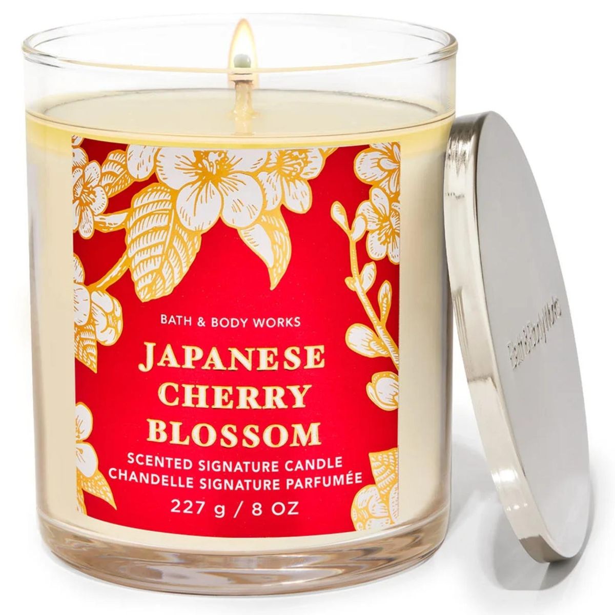 BATH & BODY WORKS - Vela Mediana Aromática Japanese Cherry Blossom Bath & Body Works