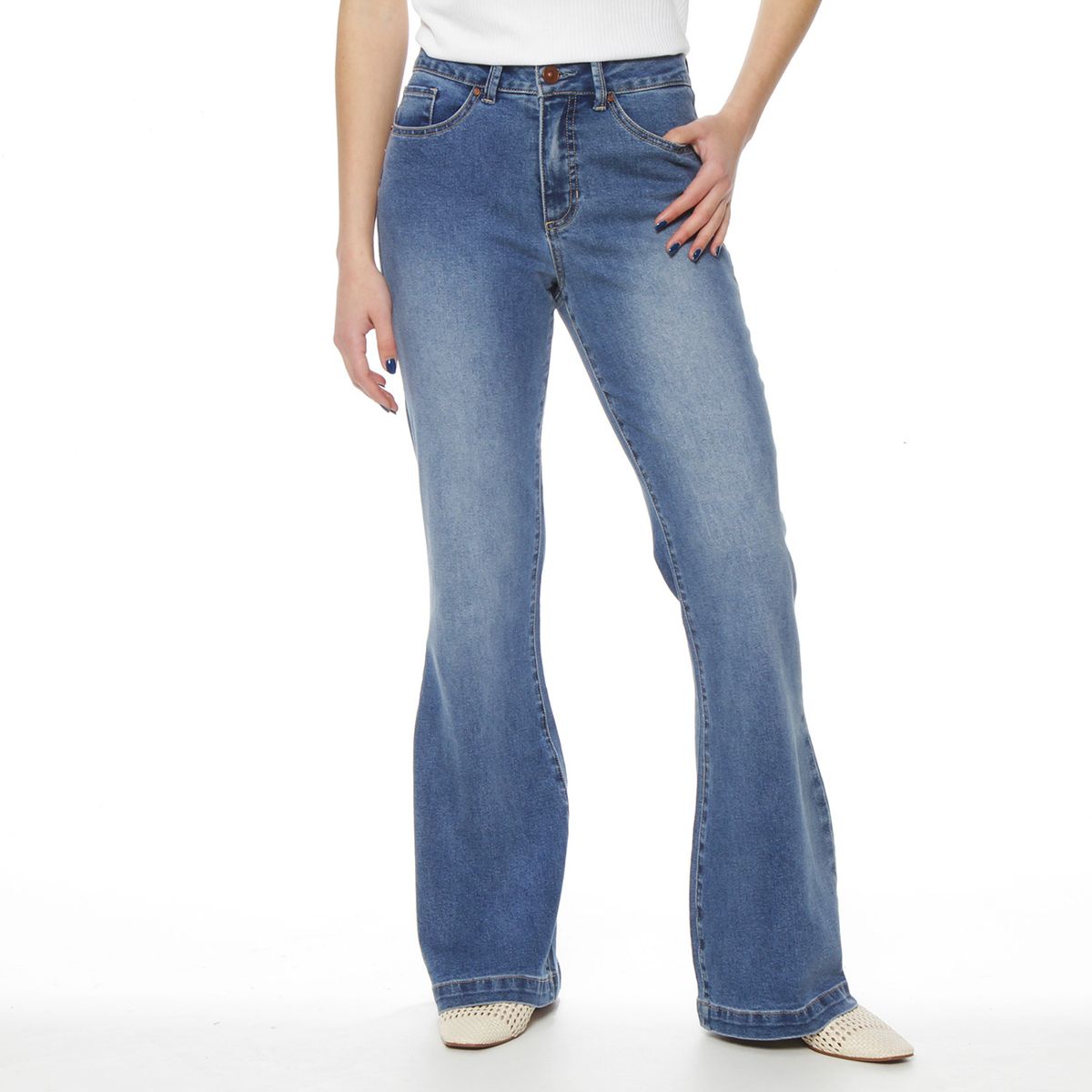 WADOS - Jeans Wide Leg Tiro Alto Mujer Wados