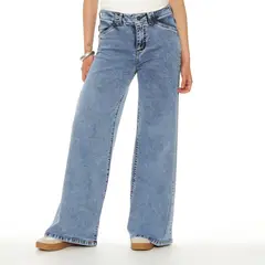 WADOS - Jeans Wide Leg Tiro Alto Mujer