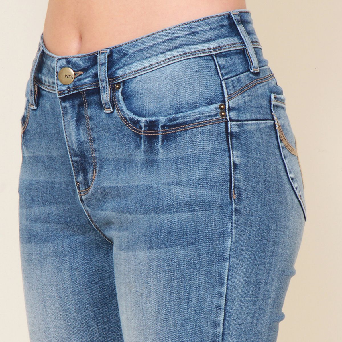 WADOS - Jeans Flare Tiro Medio Mujer Wados