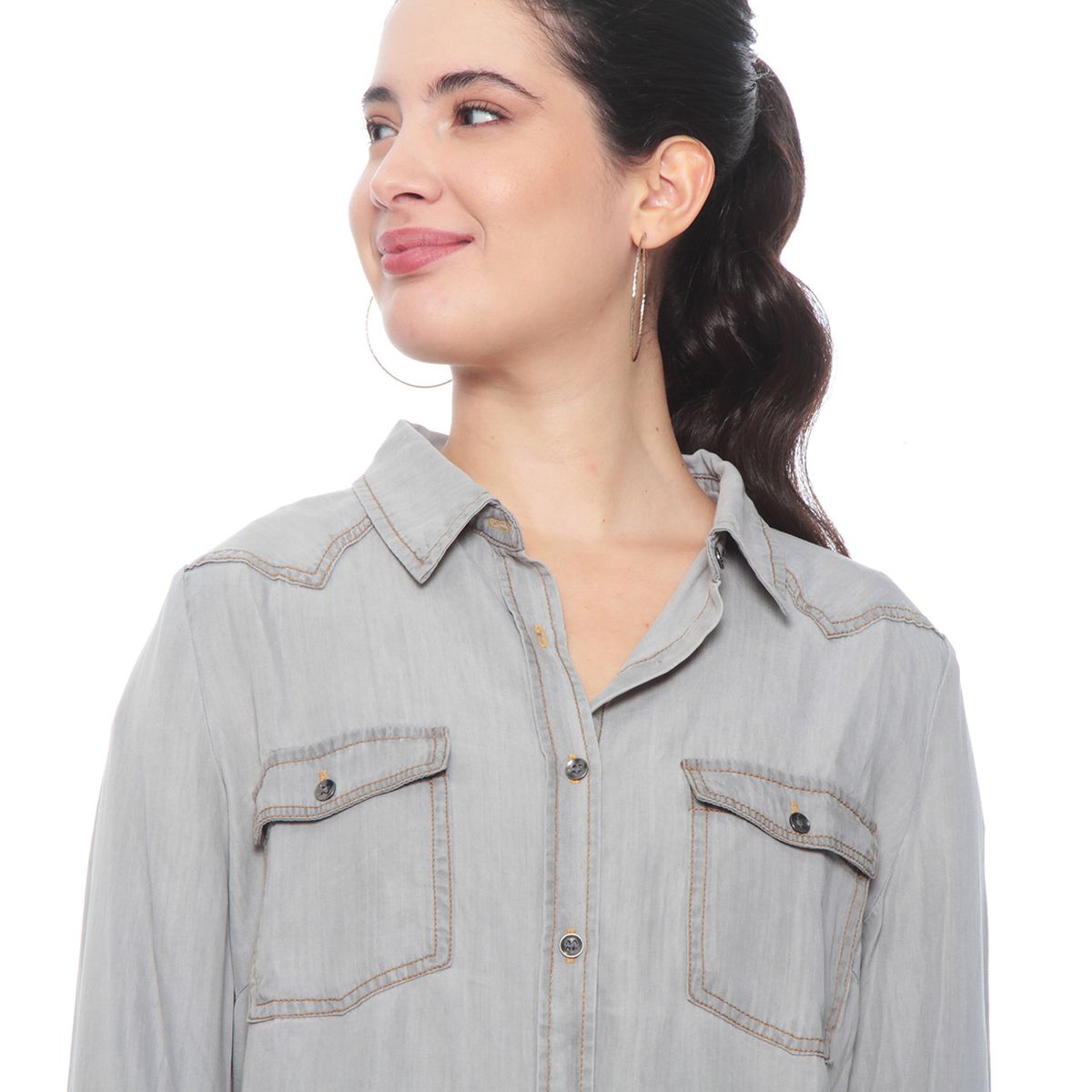 WADOS - Blusa Manga Larga Lyocell Mujer Wados