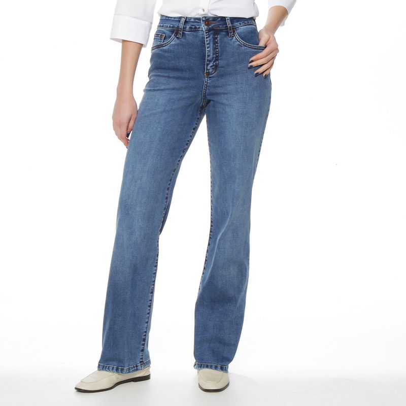 WADOS - Jeans Recto Tiro Alto Mujer Wados