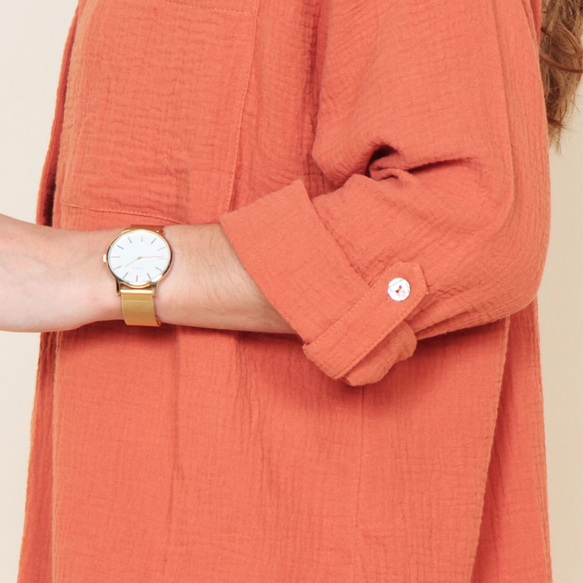 WADOS - Blusa Manga Larga Algodón Mujer Wados