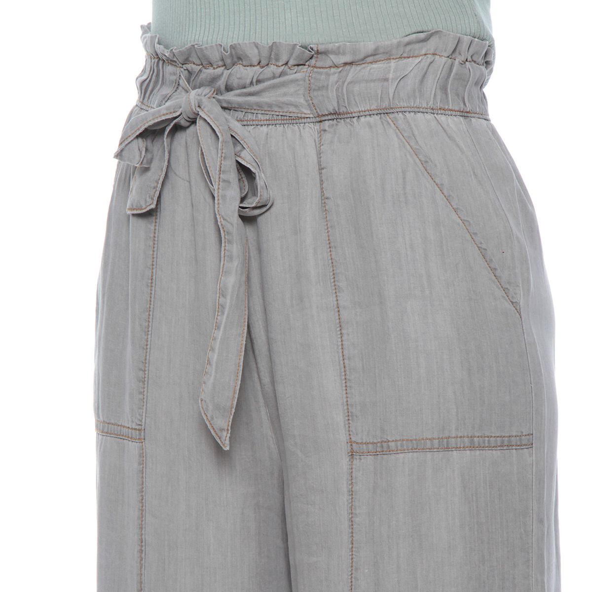 WADOS - Pantalón Wide Leg Lyocell Tiro Alto Mujer Wados