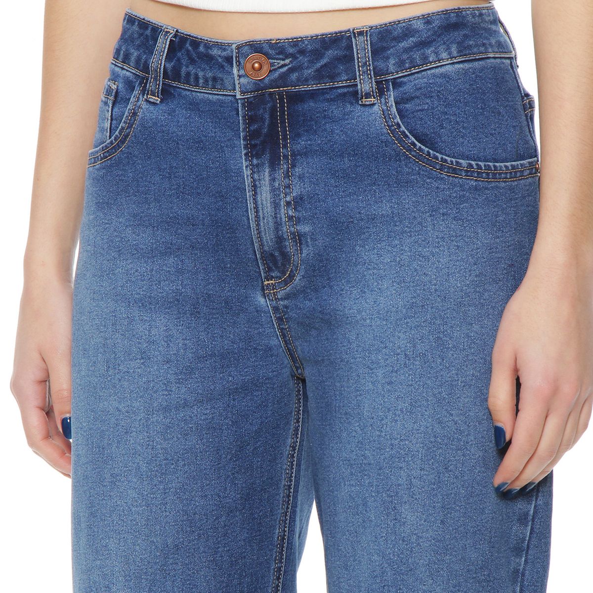 WADOS - Jeans Recto Tiro Alto Mujer Wados