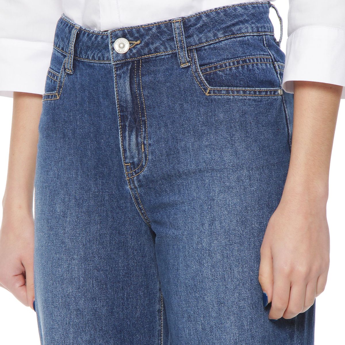 WADOS - Jeans Recto Tiro Alto Mujer Wados