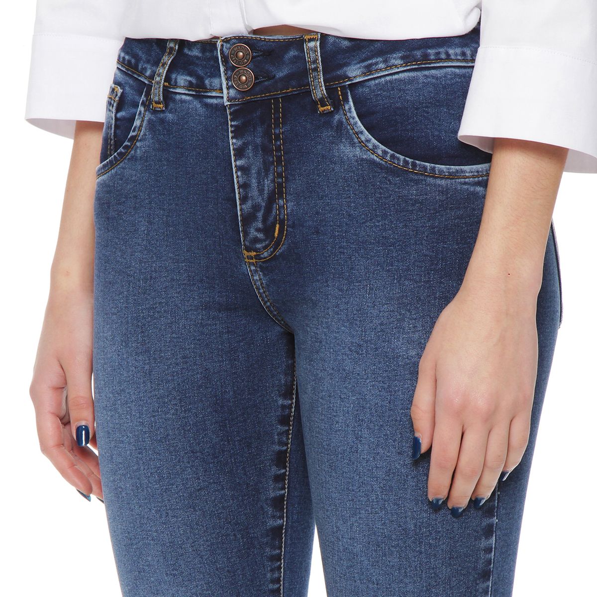 WADOS - Jeans Recto Tiro Alto Mujer Wados