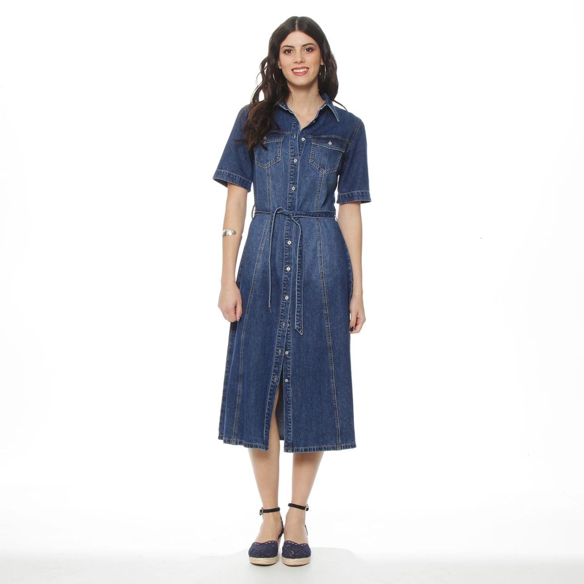 WADOS - Vestido Largo Algodón Mujer Wados