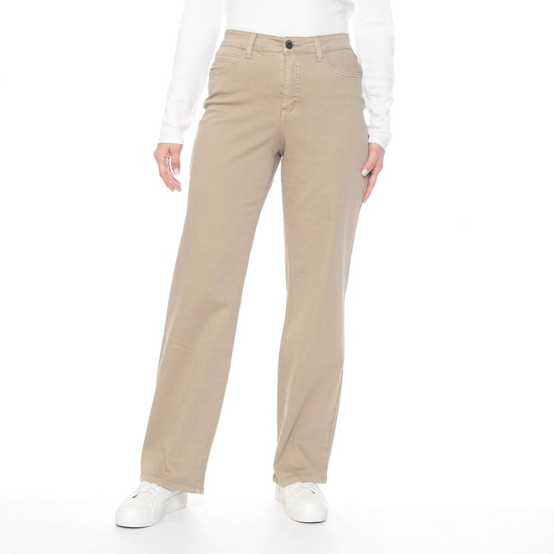 WADOS - Pantalón Recto Tiro Alto Mujer Wados