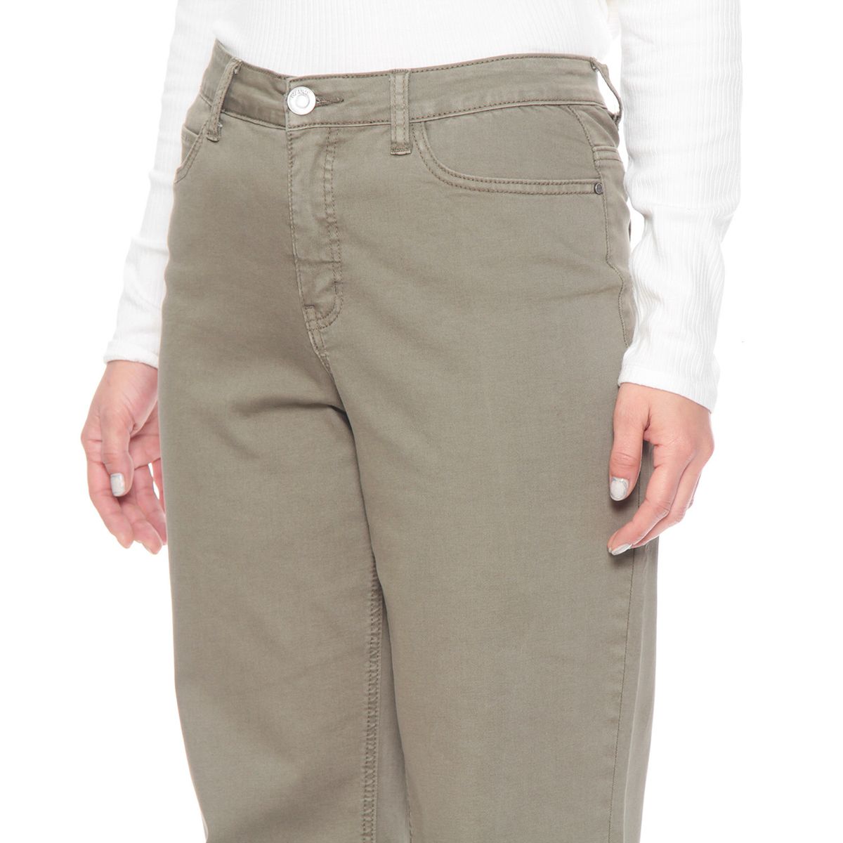 WADOS - Pantalón Recto Tiro Alto Mujer Wados