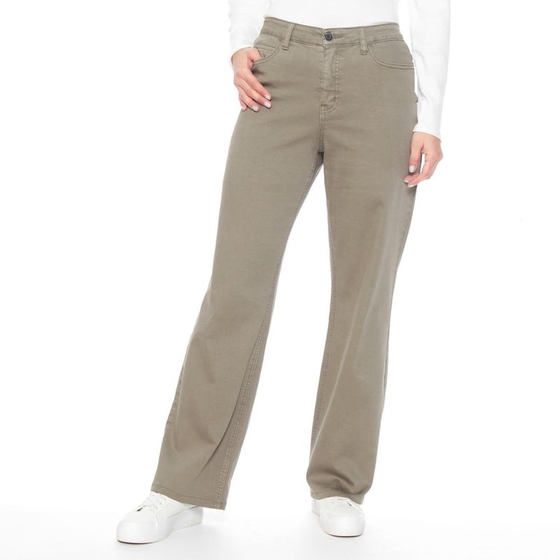 WADOS - Pantalón Recto Tiro Alto Mujer Wados