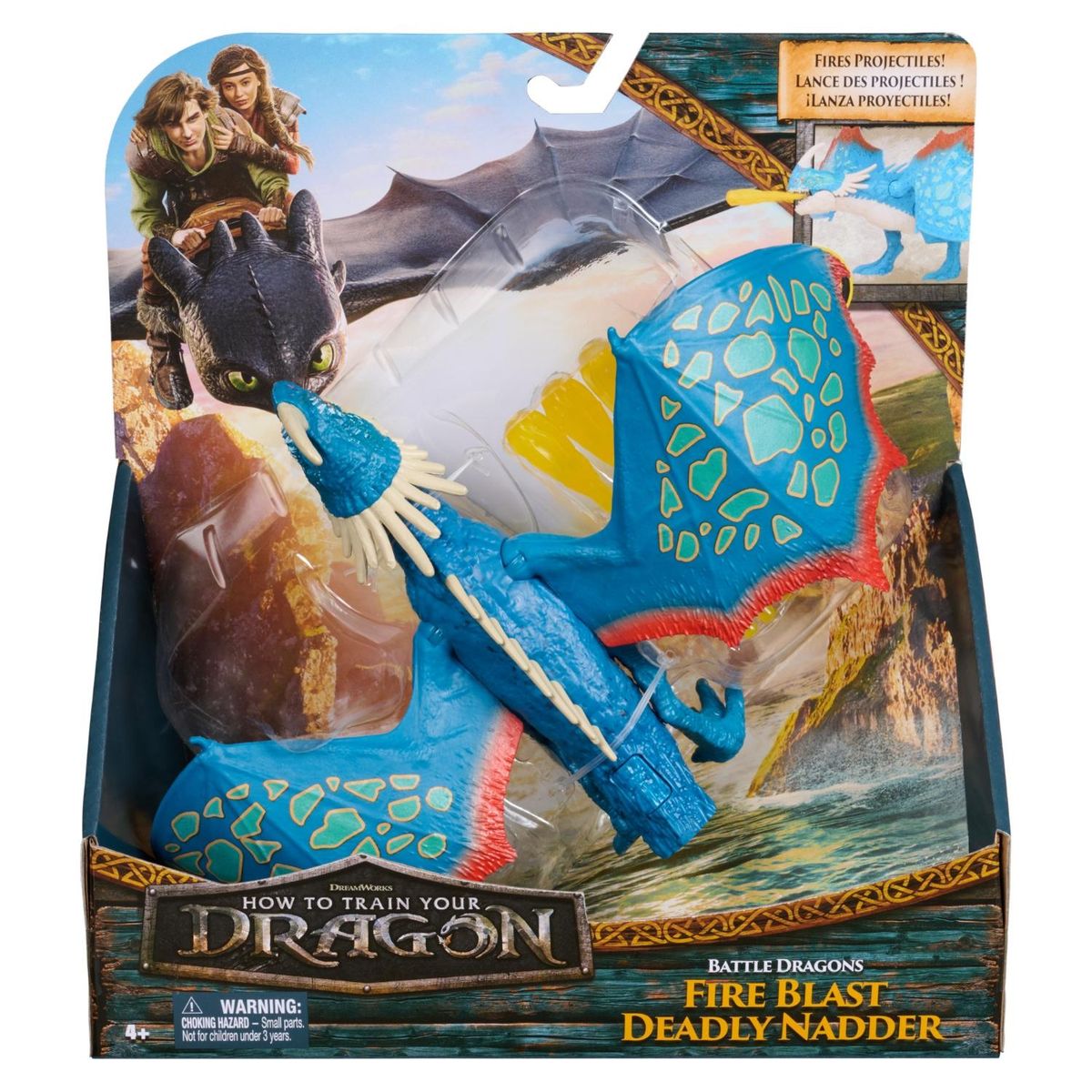 HOW TO TRAIN YOUR DRAGON - Como Entrenar A Tu Dragón Htyd Fire Blast Deadly Nadder