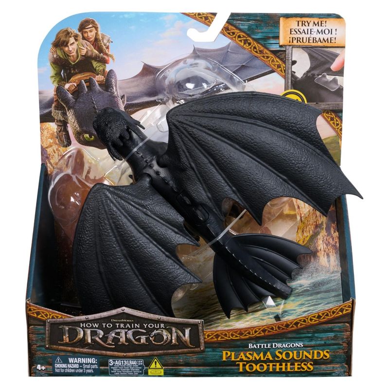 HOW TO TRAIN YOUR DRAGON - Como Entrenar A Tu Dragón Htyd Plasma Sounds Toothless