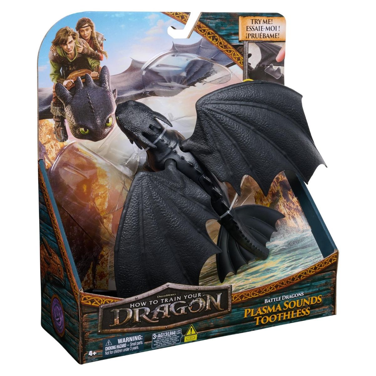 HOW TO TRAIN YOUR DRAGON - Como Entrenar A Tu Dragón Htyd Plasma Sounds Toothless