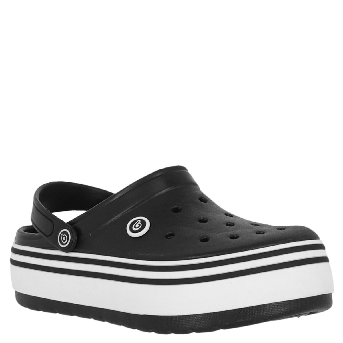 BAMERS - Zueco Mujer Negro Bamers