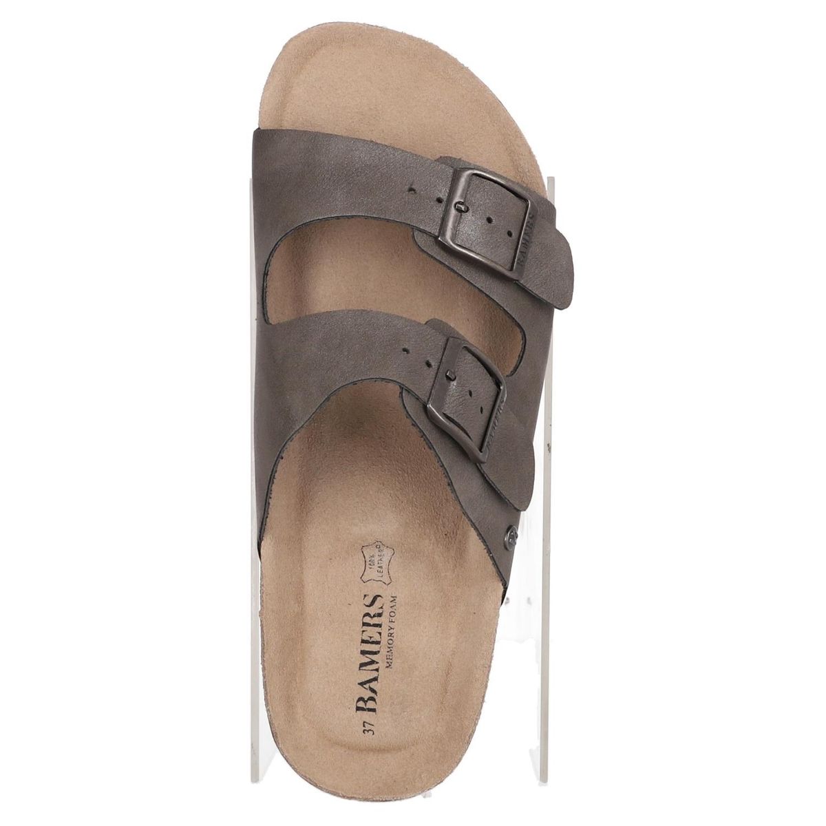 BAMERS - Sandalia Mujer Gris Bamers
