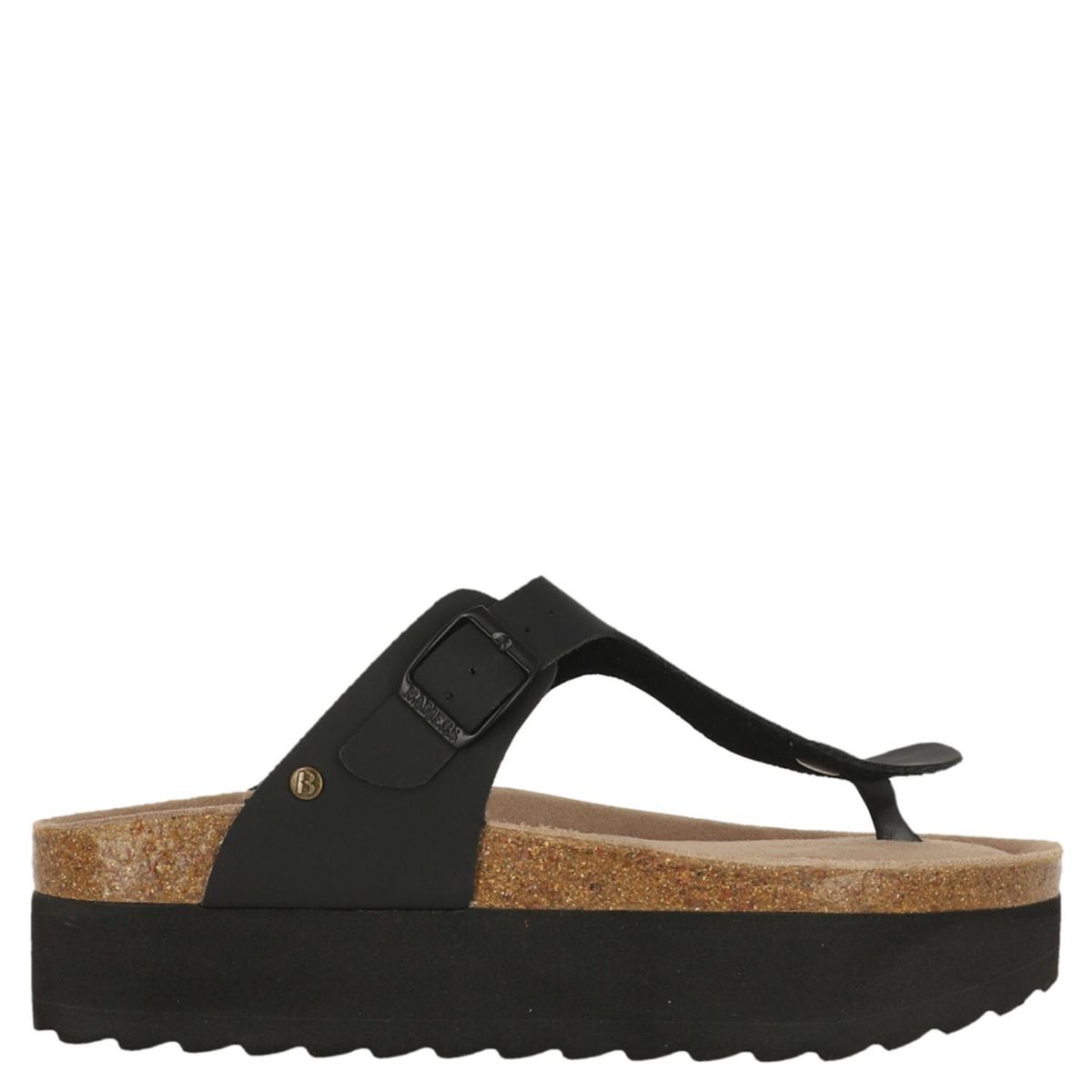 BAMERS - Sandalia Mujer Negro Bamers