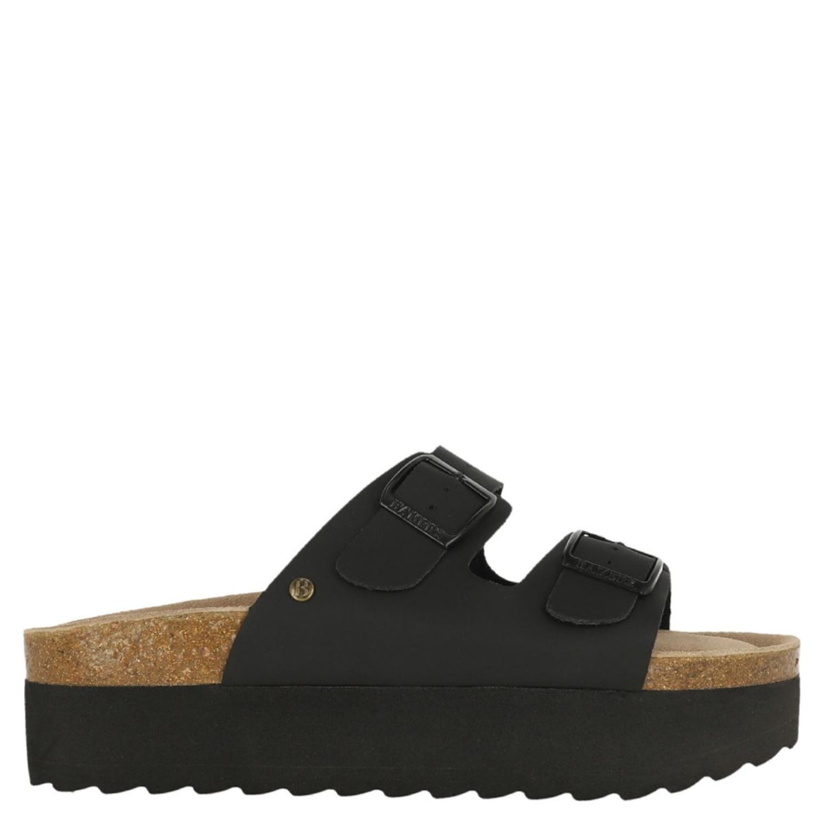 BAMERS - Sandalia Mujer Negro Bamers