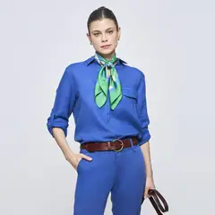 SAVILLE ROW - Blusa Manga Corta Mujer