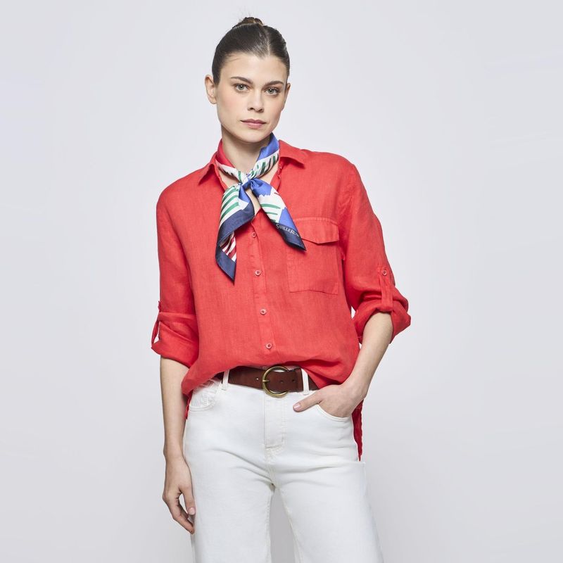SAVILLE ROW - Blusa Manga Corta Mujer Saville Row