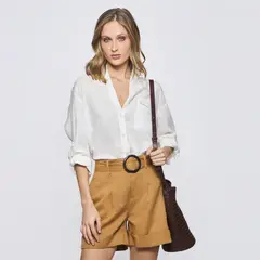 SAVILLE ROW - Blusa Manga Corta Mujer
