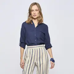 SAVILLE ROW - Blusa Manga Corta Mujer