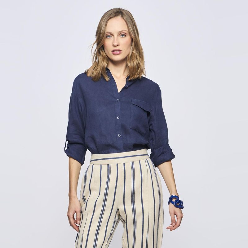 SAVILLE ROW - Blusa Manga Corta Mujer Saville Row