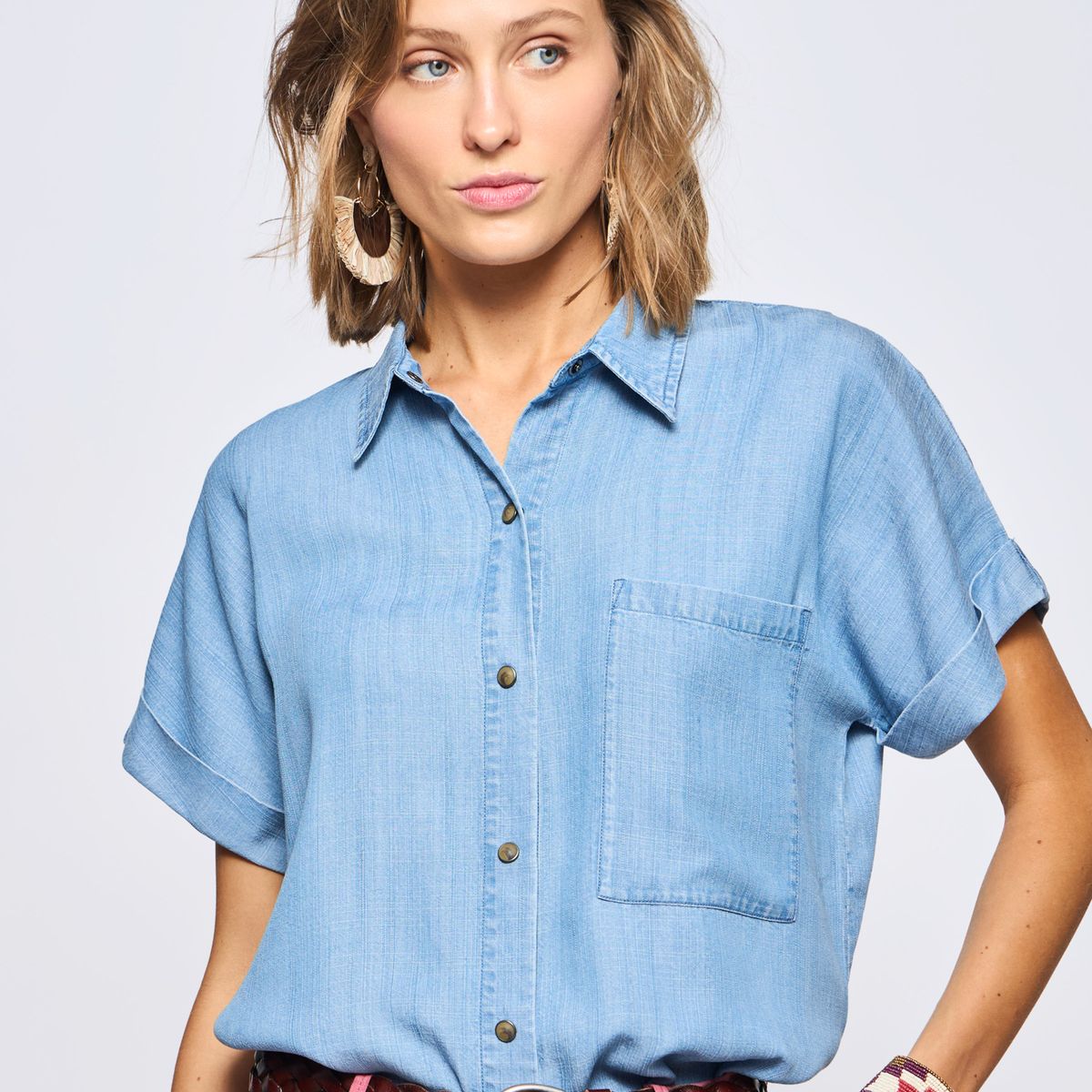 SAVILLE ROW - Blusa Manga Corta Mujer Saville Row