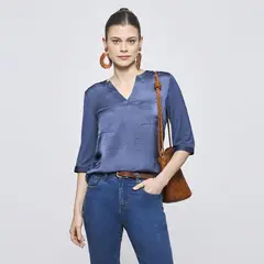 SAVILLE ROW - Polera Manga Corta Mujer