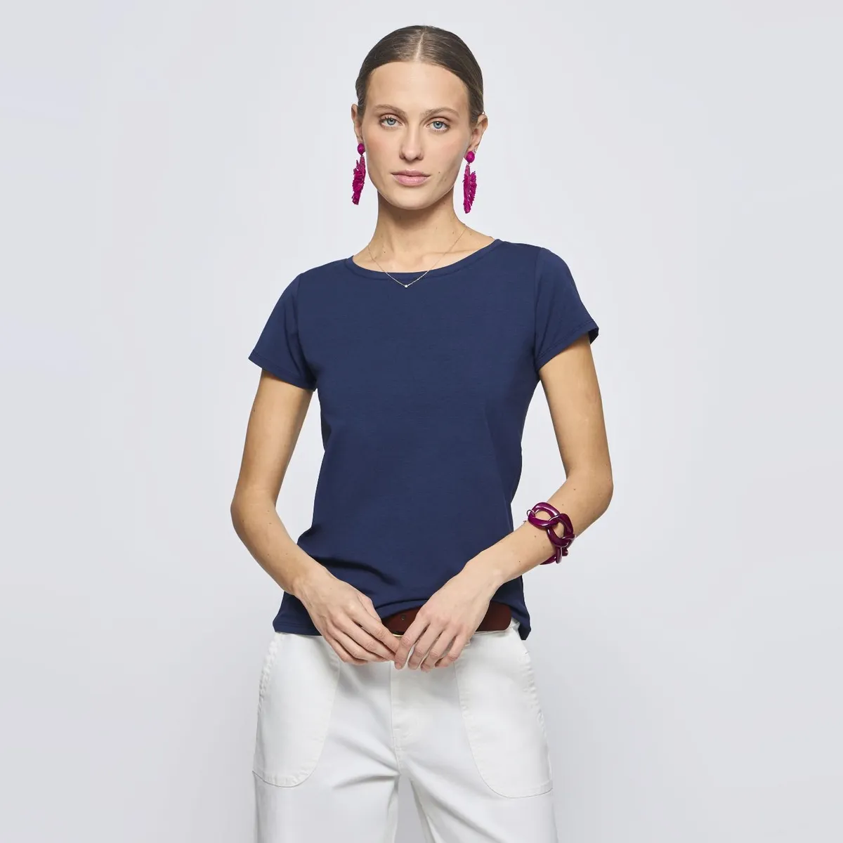 SAVILLE ROW - Polera Manga Corta Mujer Saville Row