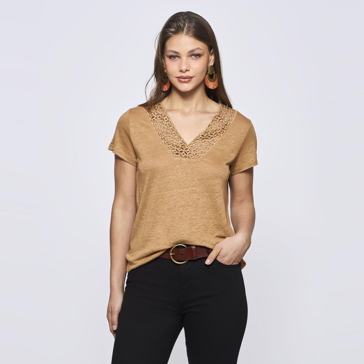 SAVILLE ROW - Polera Manga Corta Mujer Saville Row