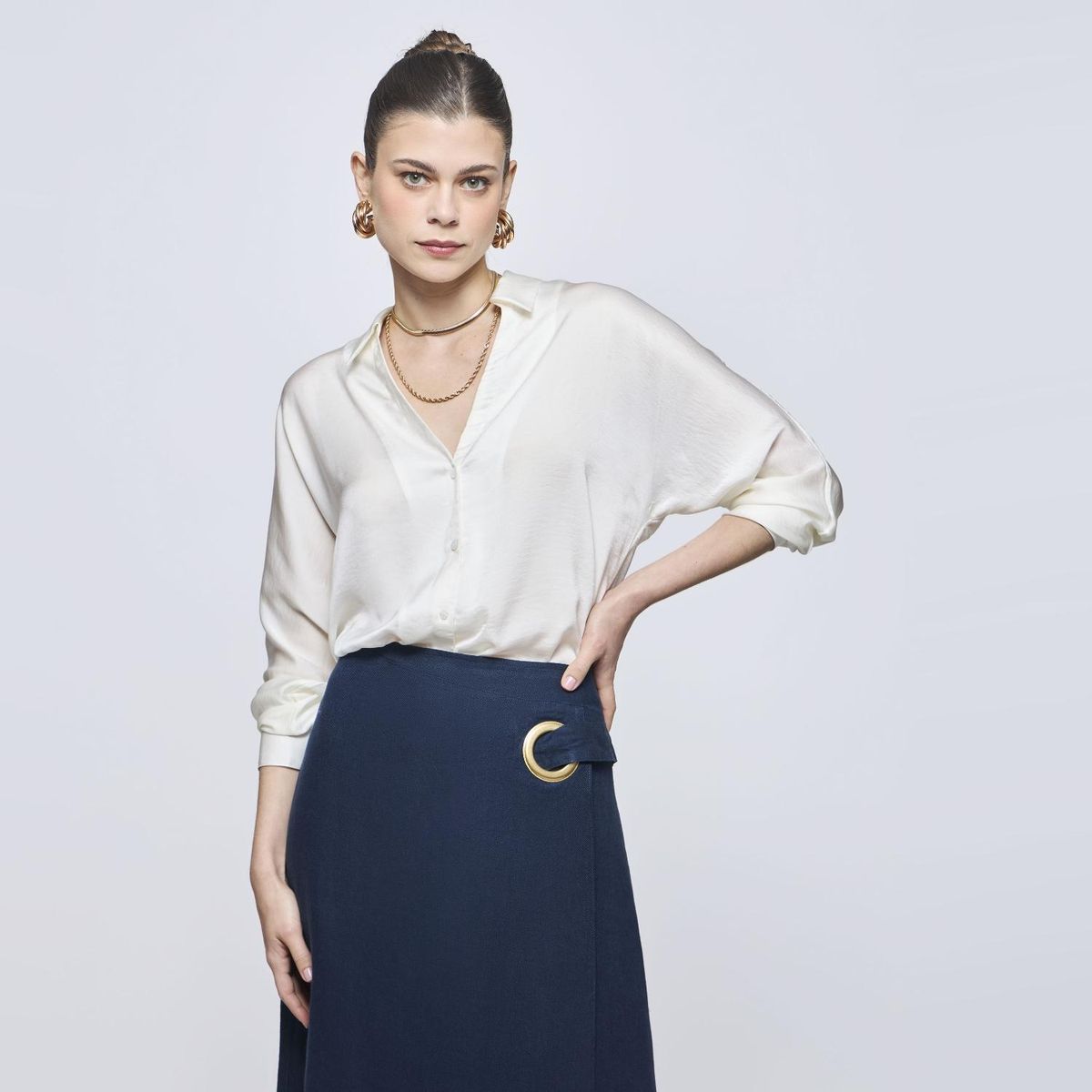 SAVILLE ROW - Blusa Manga Larga Mujer Saville Row