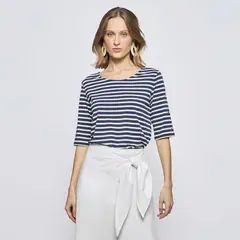 SAVILLE ROW - Polera Manga Corta Mujer