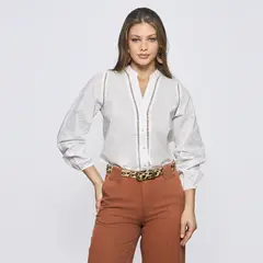 SAVILLE ROW - Blusa Manga Larga Mujer