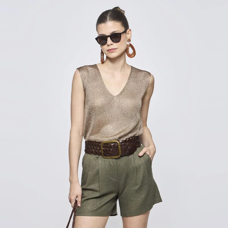SAVILLE ROW - Polera Sin Mangas Mujer Saville Row