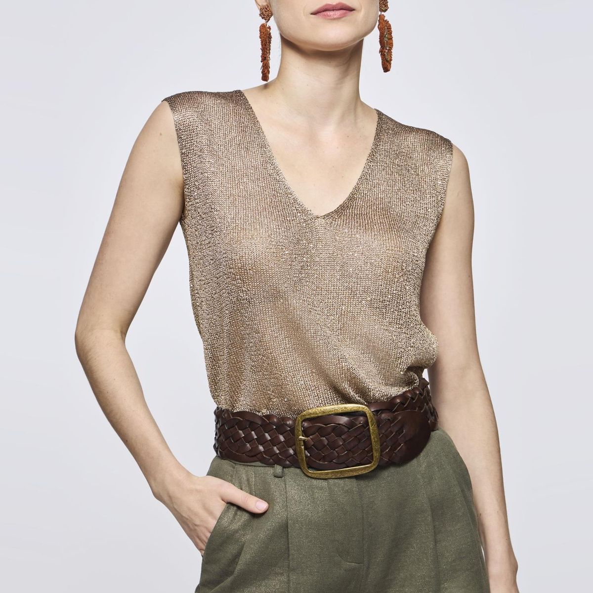 SAVILLE ROW - Polera Sin Mangas Mujer Saville Row