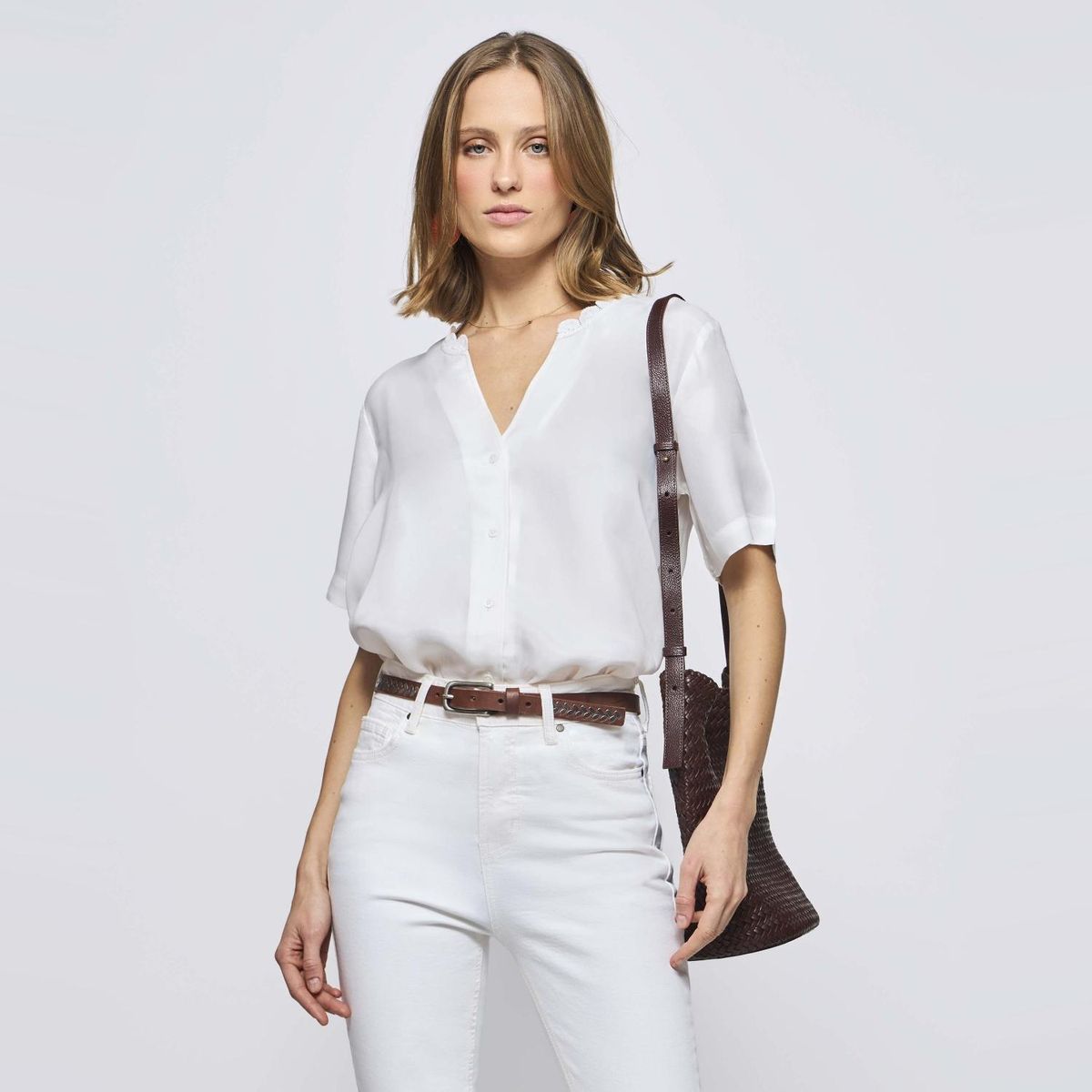 SAVILLE ROW - Blusa Manga Corta Mujer Saville Row