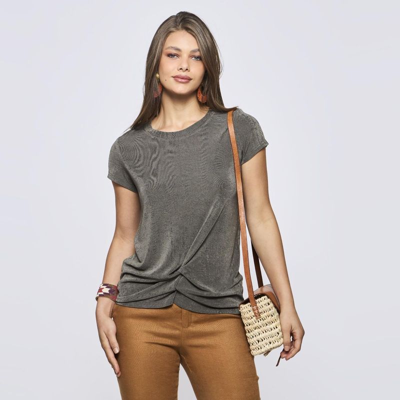 SAVILLE ROW - Polera Manga Corta Mujer Saville Row