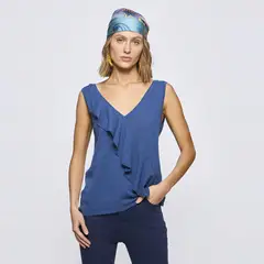 SAVILLE ROW - Polera Sin Mangas Mujer