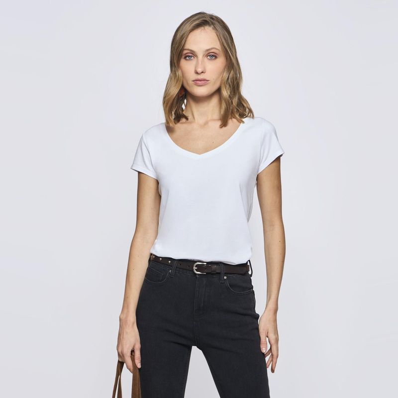 SAVILLE ROW - Polera Manga Corta Mujer Saville Row