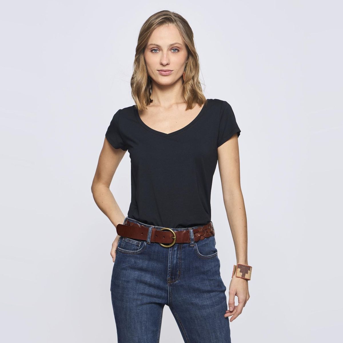 SAVILLE ROW - Polera Manga Corta Mujer Saville Row