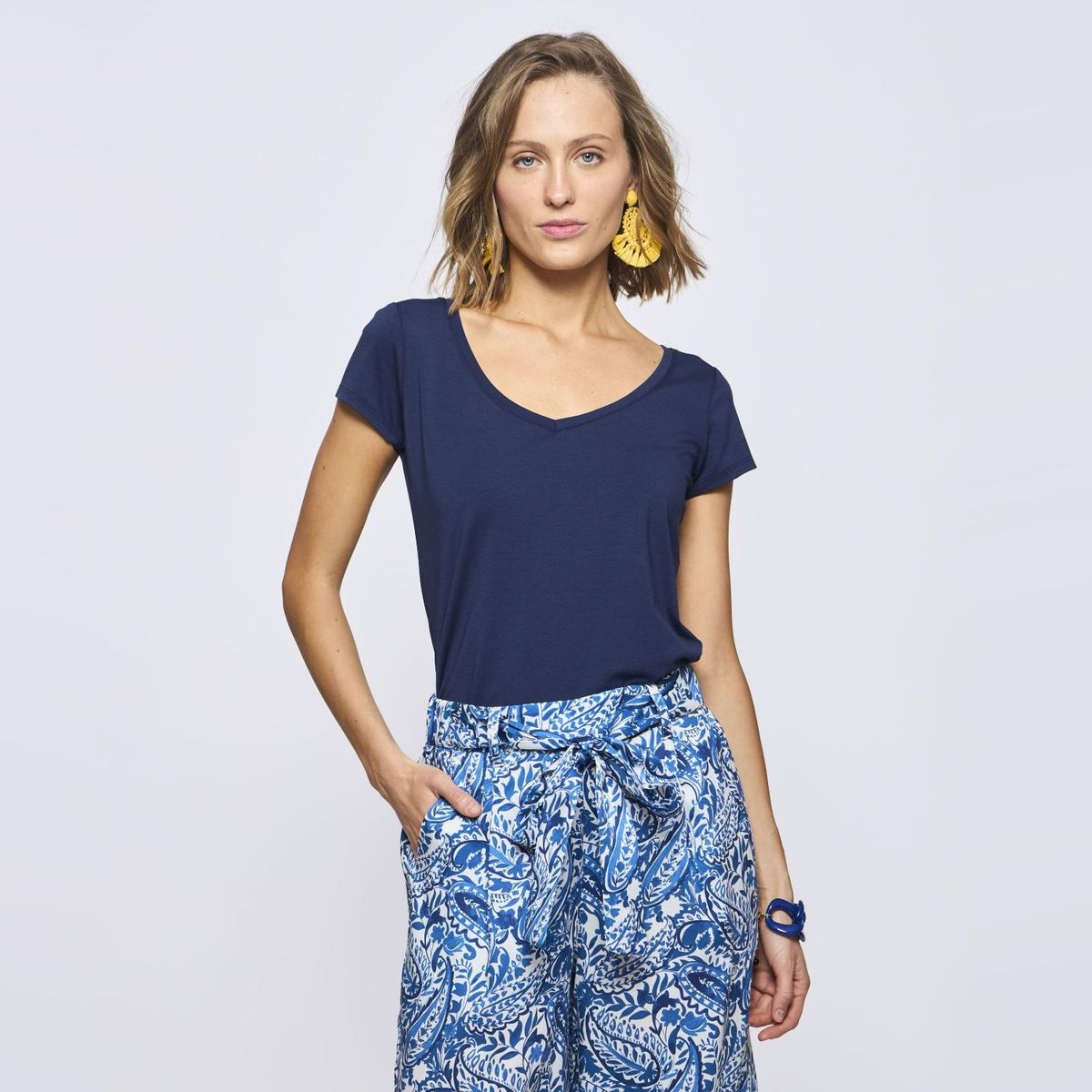 SAVILLE ROW - Polera Manga Corta Mujer Saville Row