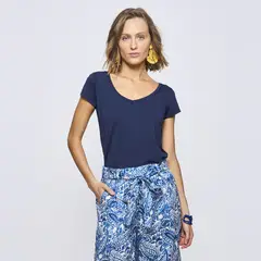 SAVILLE ROW - Polera Manga Corta Mujer