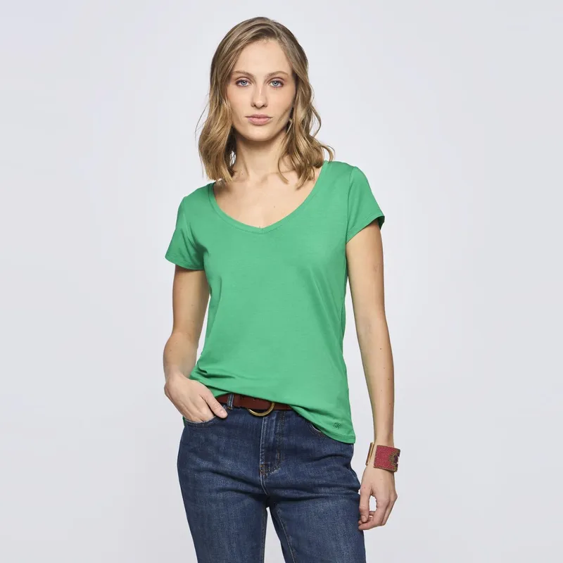 SAVILLE ROW - Polera Manga Corta Mujer Saville Row