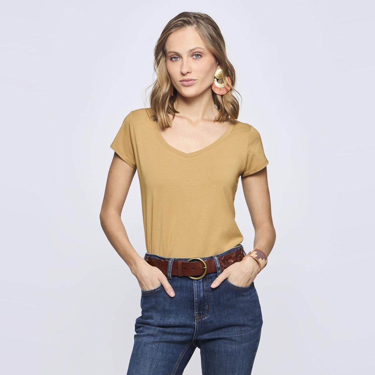 SAVILLE ROW - Polera Manga Corta Mujer Saville Row