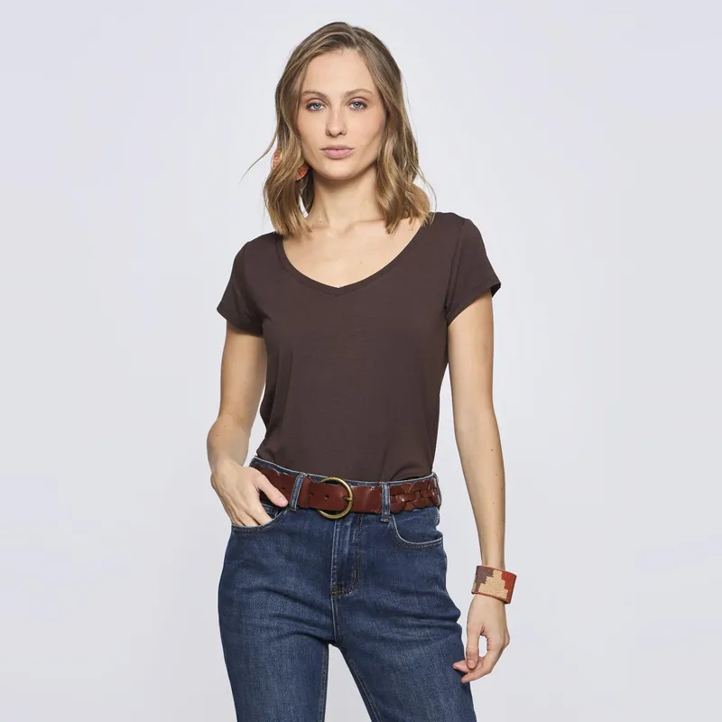 SAVILLE ROW - Polera Manga Corta Mujer Saville Row