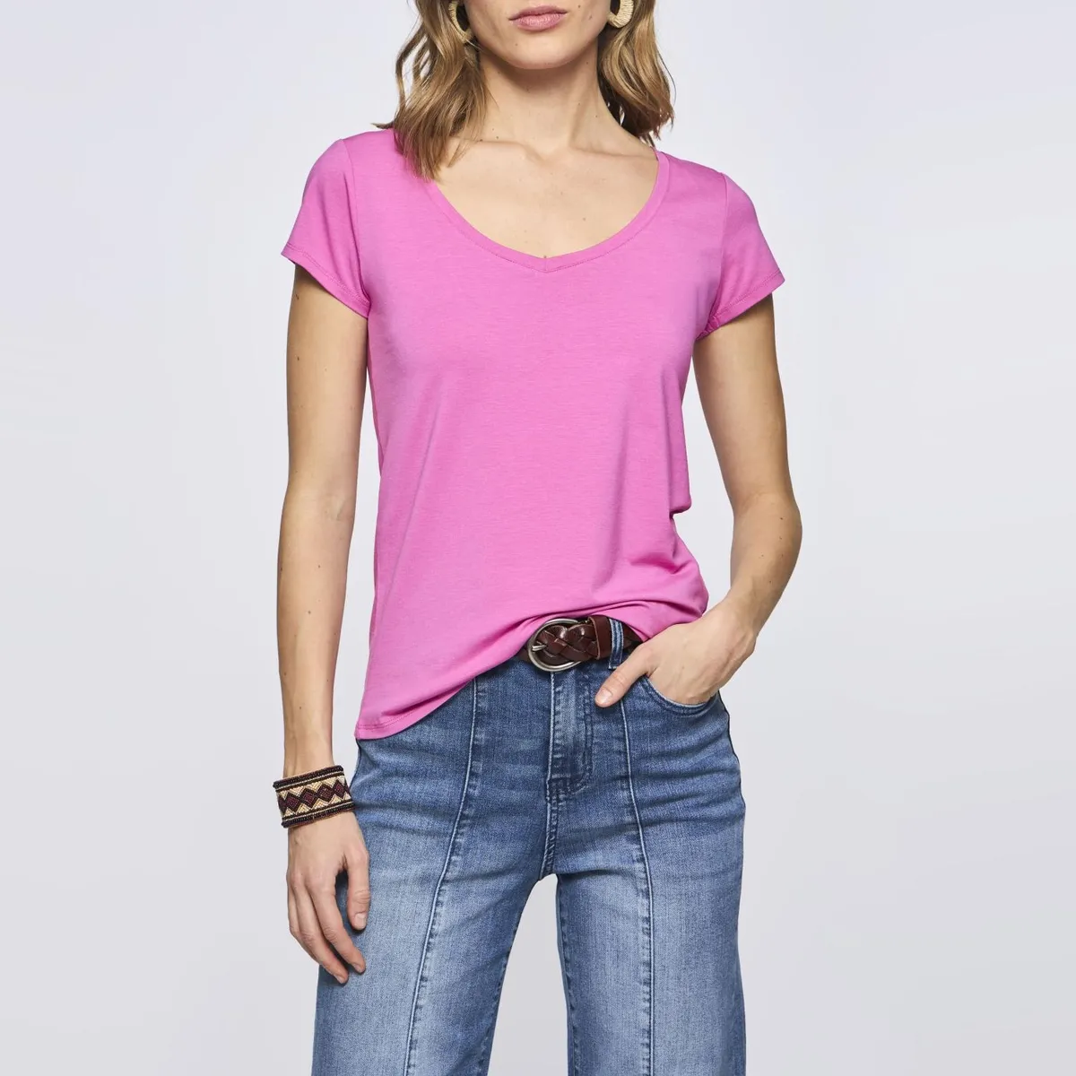 SAVILLE ROW - Polera Manga Corta Mujer Saville Row