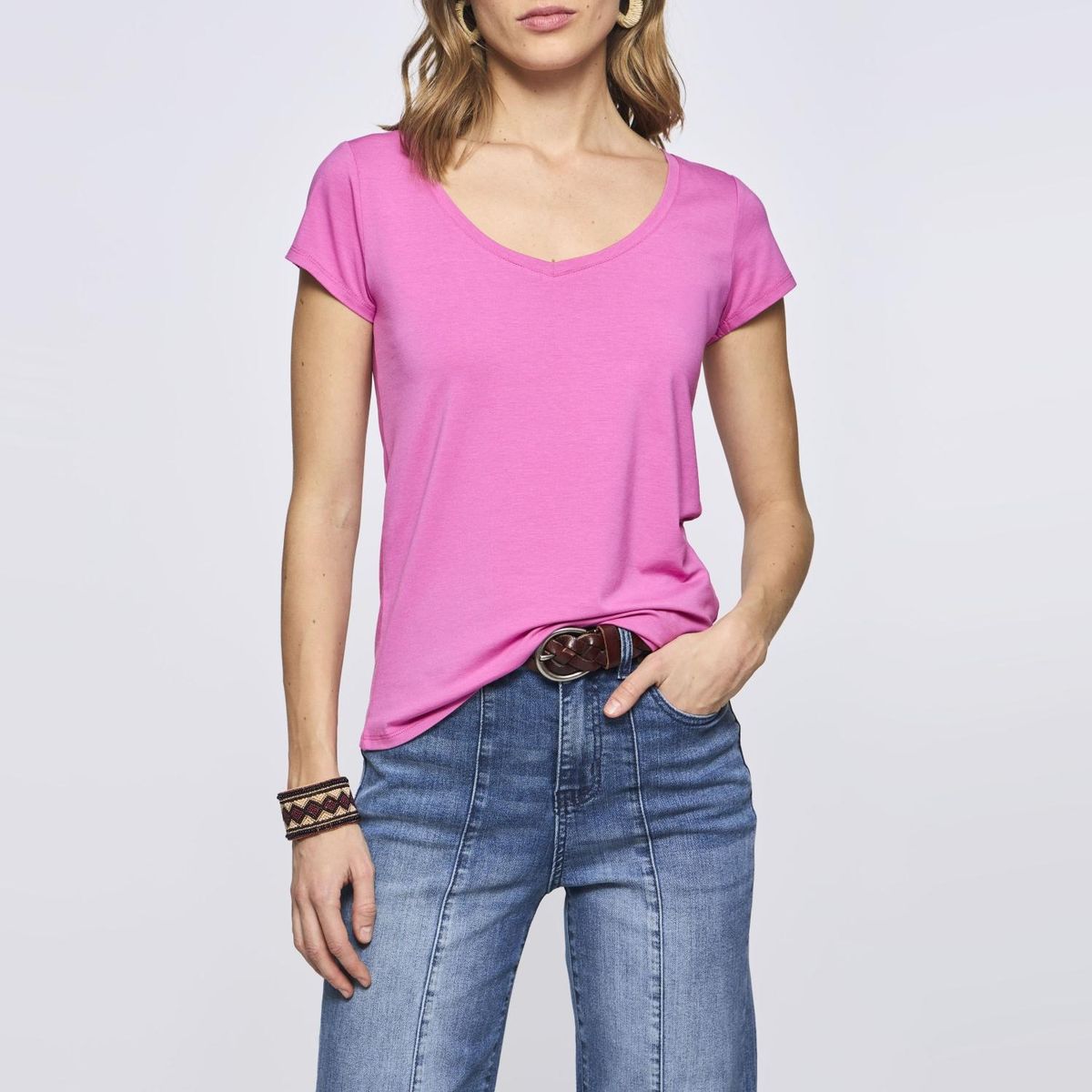 SAVILLE ROW - Polera Manga Corta Mujer Saville Row